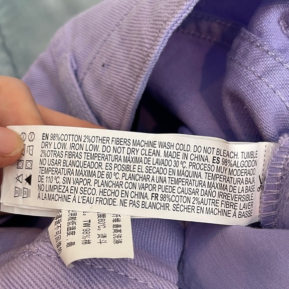 Forever 21 Lavender Denim Mini Skirt - Picture 9 of 9